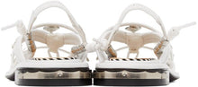 Toga Pulla White Clear Strap Sandals