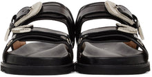 Toga Virilis Black Polido Sandals
