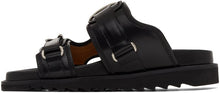 Toga Virilis Black Polido Sandals
