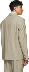 Tom Wood Beige Wool Soft Blazer