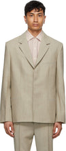 Tom Wood Beige Wool Soft Blazer - Tom Wood Beige Blazer doux en laine - 톰 우드 베이지 양모 부드러운 블레이저