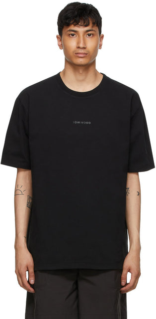 Tom Wood Black Audio2 T-Shirt - Tom En Wood Noir Audio2 T-shirt - 톰 나무 블랙 오디오 2 티셔츠