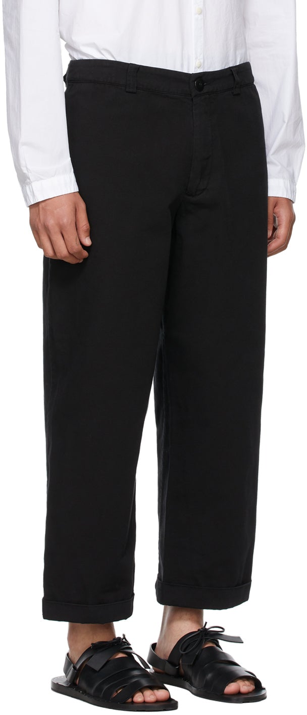 Toogood Black Canvas Bricklayer Trousers – BlackSkinny