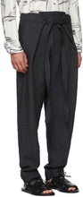 Toogood Black Linen Stonemason Trousers