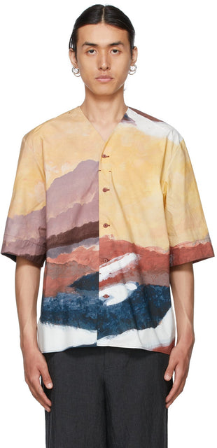 Toogood Multicolor Ceramicist Shirt - Chemise en céramiciste multicolore Toogood - 토 기ood 여러 가지 빛깔의 세라믹스트 셔츠
