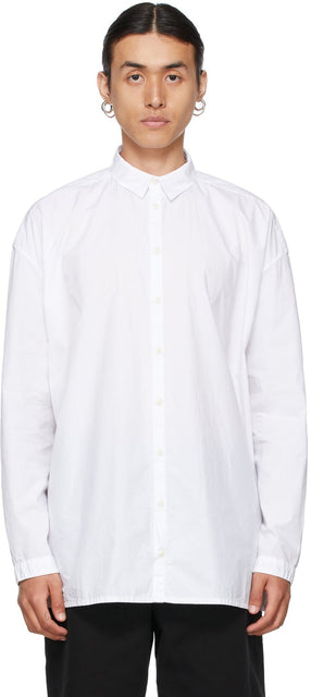 Toogood White Draughtsman Shirt - Chemise pour dessinateur blanc Toogood - 토 기쁜 흰색 초안 셔츠