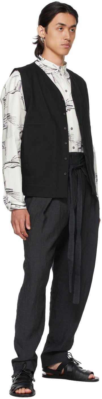 Toogood White Ploughed Fields Draughtsman Shirt