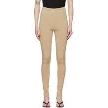 TotÃªme Beige Compact Knit Leggings - Totãªme Beige Compact Compact Leggings - TotÃ¡me 베이지 컴팩트 니트 레깅스
