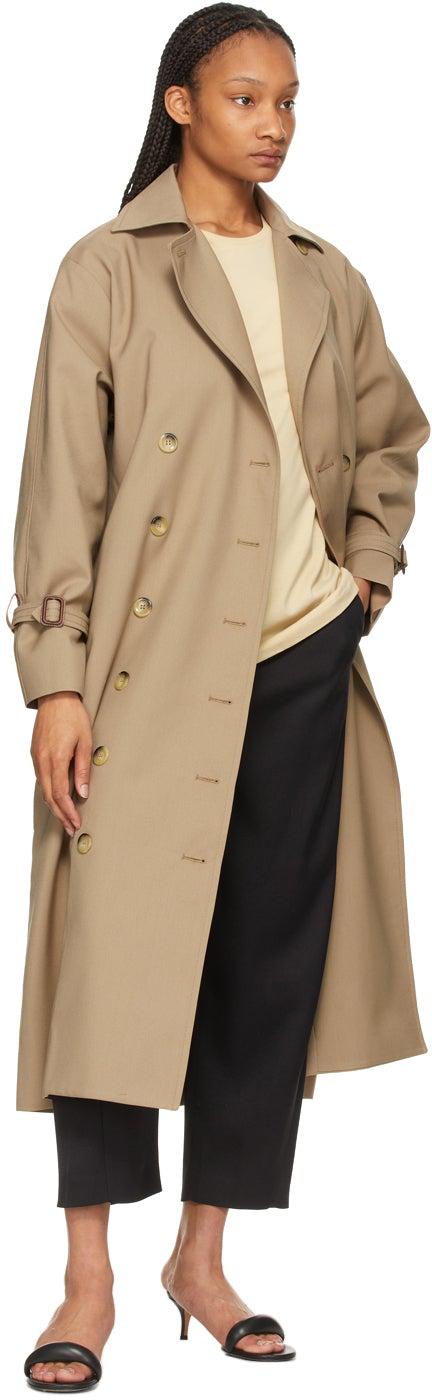 TotÃªme Beige Organic Oversized T-Shirt