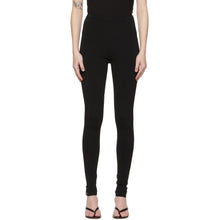 TotÃªme Black Compact Knit Leggings - Totãªme Jambgings en tricot compact noir - TotÃ¡me 블랙 컴팩트 니트 레깅스