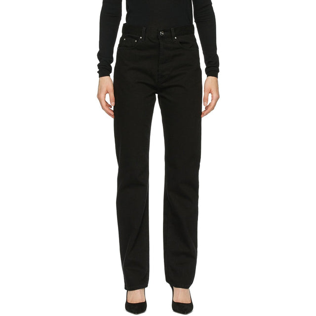 TotÃªme Black Loose Fit Jeans - Totãªme Black Fit Jeans - totÃ¡me 검은 색 느슨한 청바지