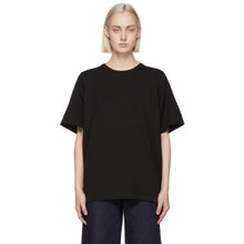 TotÃªme Black Oversized T-Shirt - T-shirt surdimensionné noir Totãªme - totÃ¡me 흑인 티셔츠
