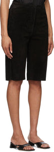 TotÃªme Black Suede Shorts
