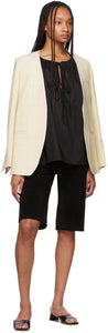 TotÃªme Black Suede Shorts