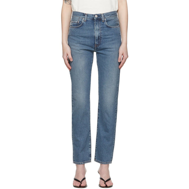 TotÃªme Blue Regular Fit Jeans - Totãªme Blue Cadrage régulier Jeans - totÃ¡me 정기적 인 청바지