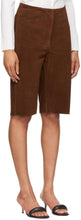 TotÃªme Brown Suede Shorts
