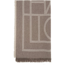 TotÃªme Brown Wool Como Scarf - Écharpe en laine de laine brune totãªme - TotÃ¡me 갈색 양모 코모 스카프