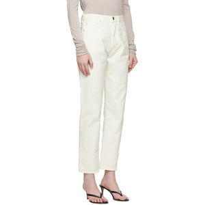 TotÃªme Off-White Twisted Seam Jeans