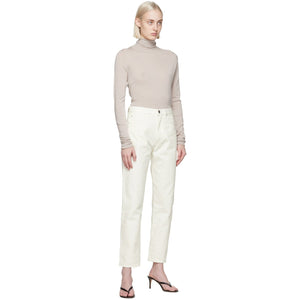 TotÃªme Off-White Twisted Seam Jeans