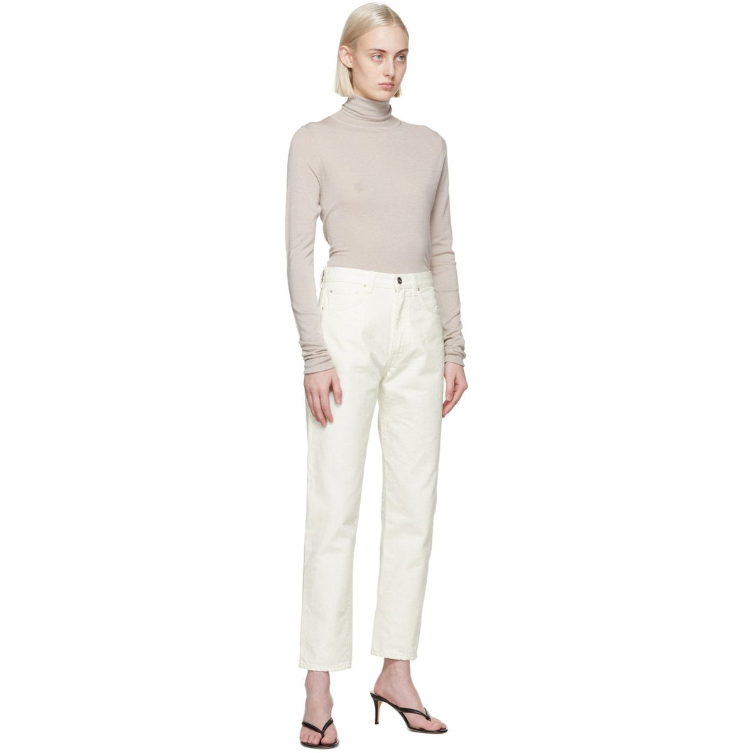 TotÃªme Off-White Twisted Seam Jeans