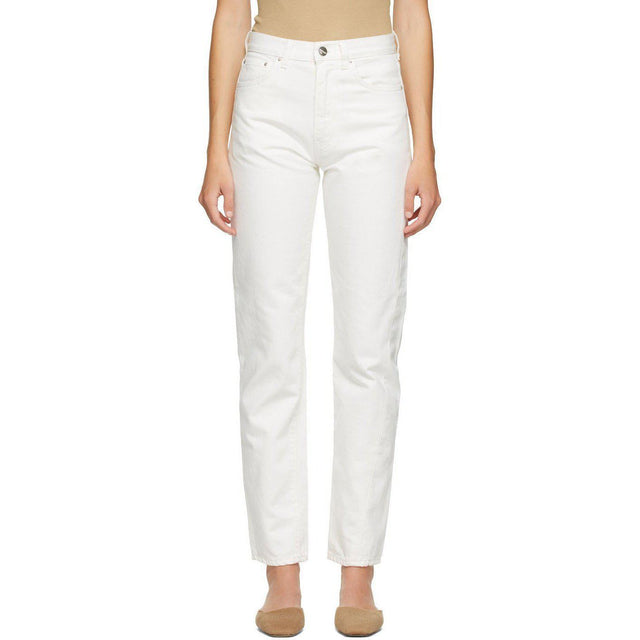 TotÃªme SSENSE Exclusive White Twisted Seam Jeans