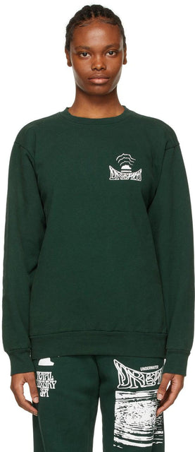 Total Luxury Spa Green 'Underwater Dream' Sweatshirt - Sweat-shirt Total de luxe Spa Green 'Sous-marin Dream' - 총 고급 스파 그린 '수중 꿈'스웨터