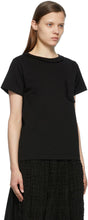 Tricot Comme des GarÃ§ons Black Ruffled Pocket T-Shirt