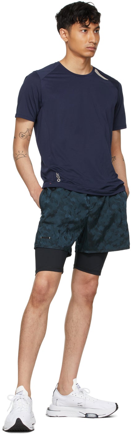 True Tribe Blue Camo Run Steve Shorts