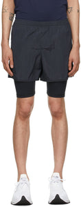 True Tribe Navy Run Steve Shorts - Vraie tribu marine courir Steve Shorts - 진정한 부족 해군은 스티브 반바지를 운영합니다