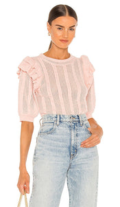 Tularosa Kirby Sweater in Blush Pull Tularosa Kirby en rougissement Tularosa Kirby毛衣脸红