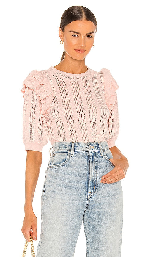 Tularosa Kirby Sweater in Blush Pull Tularosa Kirby en rougissement Tularosa Kirby毛衣脸红