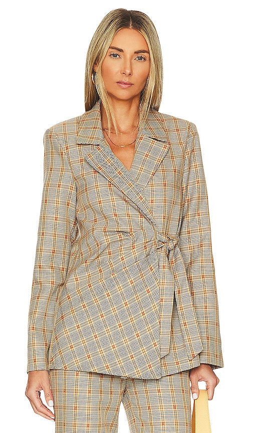 Tularosa Rachel Blazer in Tan Tularosa Rachel Blazer à Tan 棕褐色的Tularosa Rachel Blazer