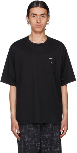 Undercover Black 'Destroy' T-Shirt - T-shirt d'infiltration noir 'Détruire' - 흑인 '파괴'티셔츠를 위장합니다