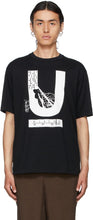 Undercover Black 'U' T-Shirt - T-shirt noir «U» noir - 비밀의 흑인 'U'티셔츠