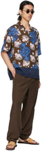 Undercover Brown Floral Short Sleeve Shirt