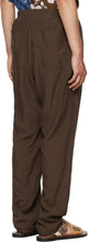Undercover Brown Rayon Trousers
