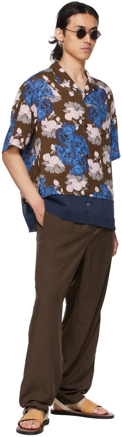 Undercover Brown Rayon Trousers