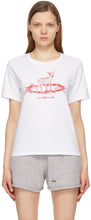 Undercover White Deer T-Shirt - T-shirt de cerf blanc sous couverture - undercover 흰색 사슴 티셔츠