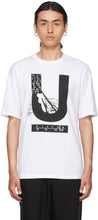 Undercover White 'U' T-Shirt - T-shirt White 'U' sous couverture - 위장 화이트 'U'티셔츠