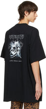 VETEMENTS Black Electric Logo Heavy Metal T-Shirt