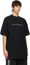 VETEMENTS Black Friendly Logo T-Shirt