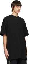VETEMENTS Black 'Haute Couture' Logo T-Shirt