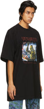 VETEMENTS Black Heavy Metal Electric Logo T-Shirt