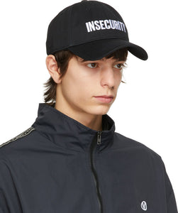 VETEMENTS Black 'Insecurity' Cap