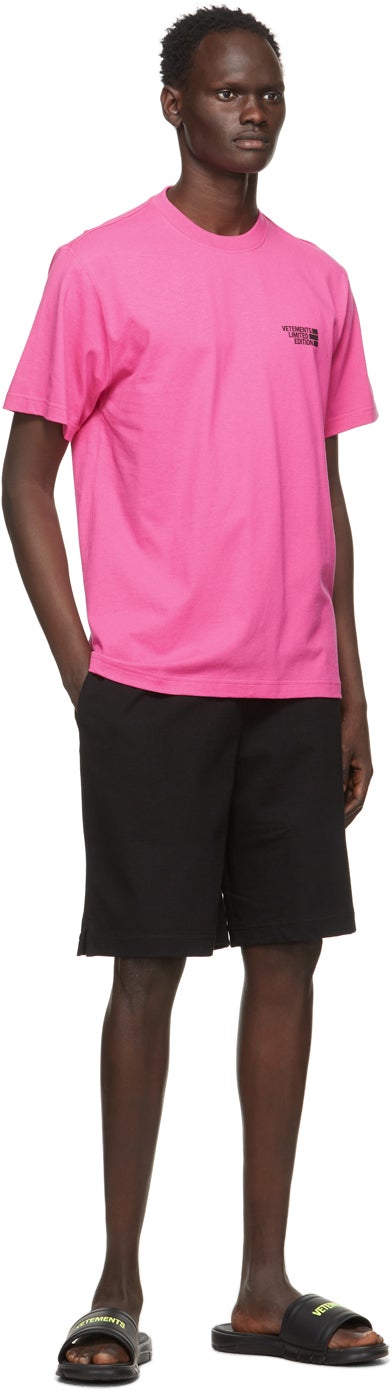 VETEMENTS Black 'Limited Edition' Shorts