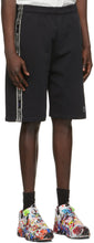 VETEMENTS Black Logo Tape Shorts