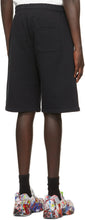 VETEMENTS Black Logo Tape Shorts