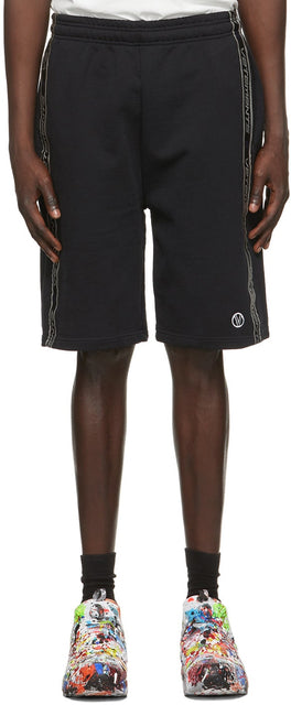 VETEMENTS Black Logo Tape Shorts - Vitements Shorts de bande logo noire - vetements 검은 로고 테이프 반바지