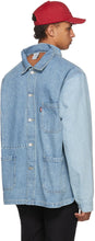 VETEMENTS Blue Levi's Edition Open Back Denim Shirt