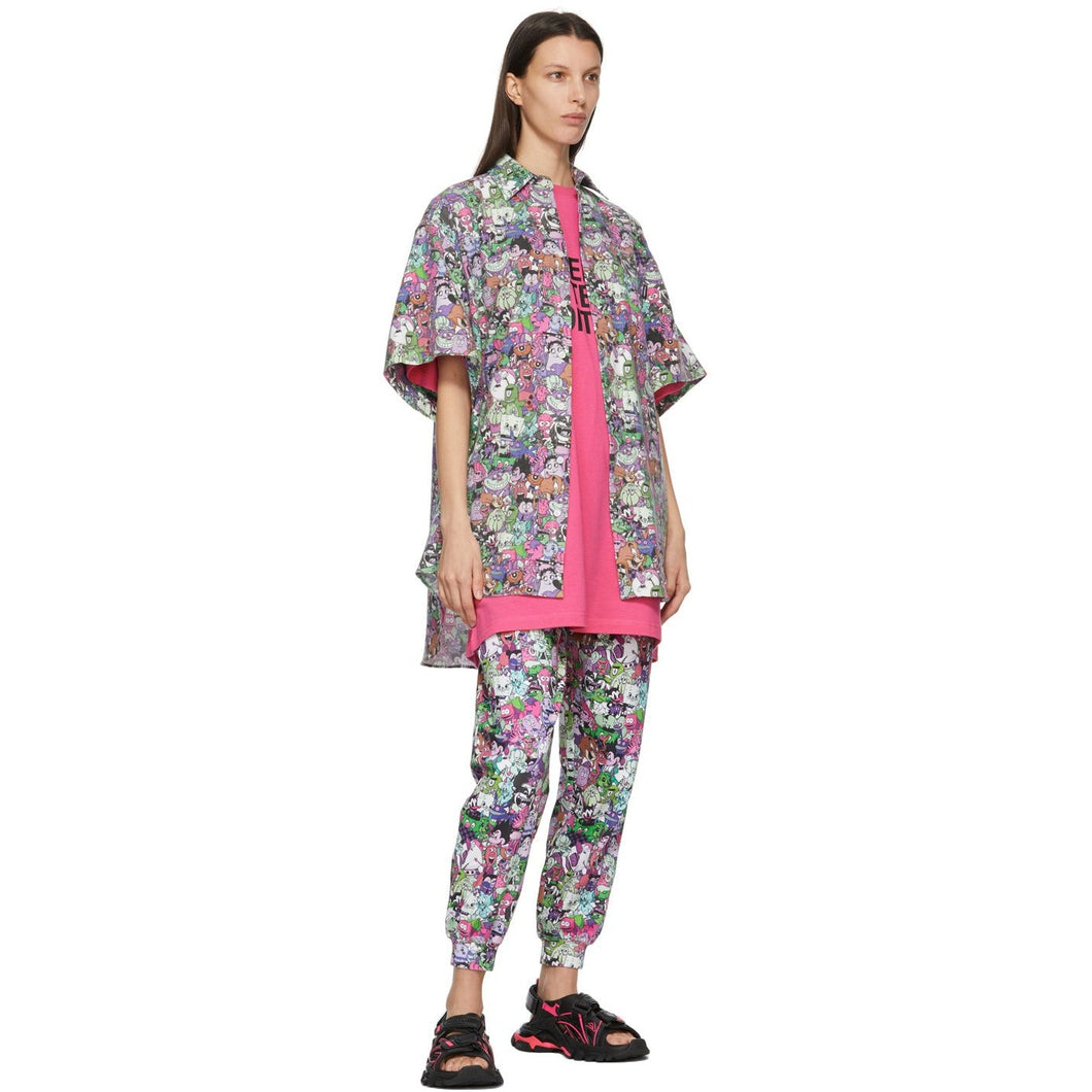 VETEMENTS Pink 'Limited Edition' Big Logo T-Shirt